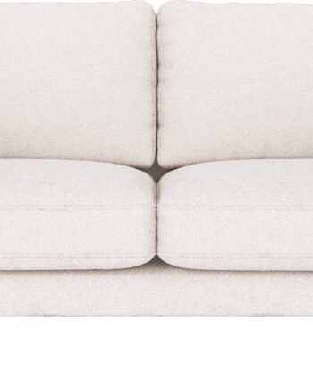 Personers Sofa Rowico Corwin Hvid Alice 101 Stof Med Sorte Metalben