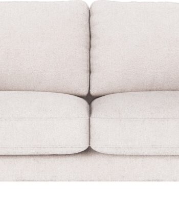 Personers Sofa Rowico Corwin Hvid Greg Polyesterstof Med Sorte Metalben B190xd98xh83