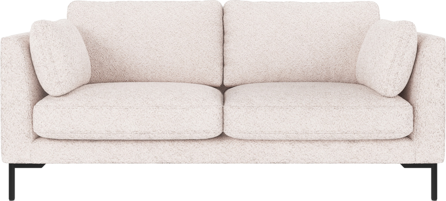 Personers Sofa Rowico Corwin Hvidt Anna Stof 100 Polyester Med Sort Pulverlakeret Metalramme B190d98