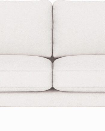 Personers Sofa Rowico Corwin Hvidt Bobby Polyester Med Sortlakerede Metalben Nordisk Design