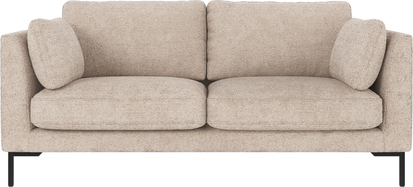 Personers Sofa Rowico Corwin Lysegrå Robin Tekstil Med Sorte Metalben H83b190d98