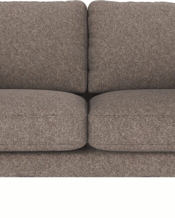 Personers Sofa Rowico Corwin Mørk Beige Med Sorte Metalben 190