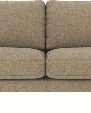 Personers Sofa Rowico Corwin Mørk Beige Polyesterstof Rita Fsc Mix Træramme Sort Metalstel