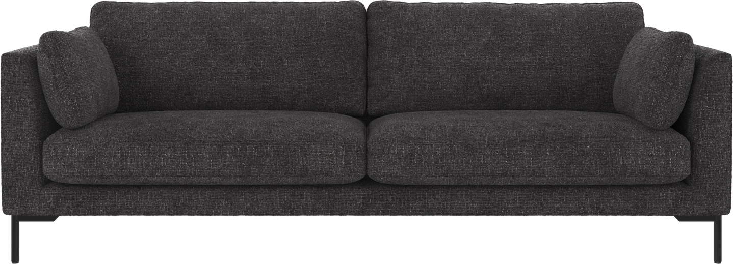 Personers Sofa Rowico Corwin Mørkegrå Sort Stof Robin H83b238d98