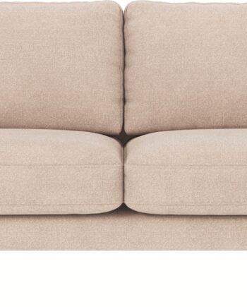 Personers Sofa Rowico Corwin Rita Lysebeige Med Sort Pulverlakeret Metalstel