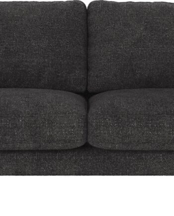 Personers Sofa Rowico Corwin Robin Stof Mørkegrå Med Sorte Metalben B190xd98xh83
