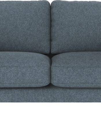 Personers Sofa Rowico Corwin Stofsofa Bobby Mellemblå Fsc Certificeret Træramme Sort Metalben H83xb190xd98