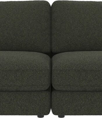 Personers Sofa Rowico Duncan Alice 162 Grøn Stof Modulopbygget Nordisk Design 258x103x78