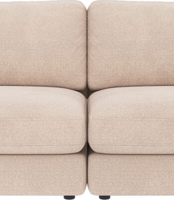 Personers Sofa Rowico Duncan Lysebeige Rita 100 Polyester Stof Nordisk Komfort Med Zigzag Fjedre Koldskum
