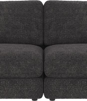 Personers Sofa Rowico Duncan Mørkegrå Robin Stof Skandinavisk Minimalisme
