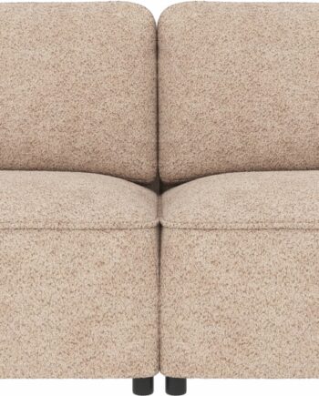 Personers Sofa Rowico Norris Tremandssofa Lysebeige Chenille Anna Stof Fsc Mix Stel 226x102x80