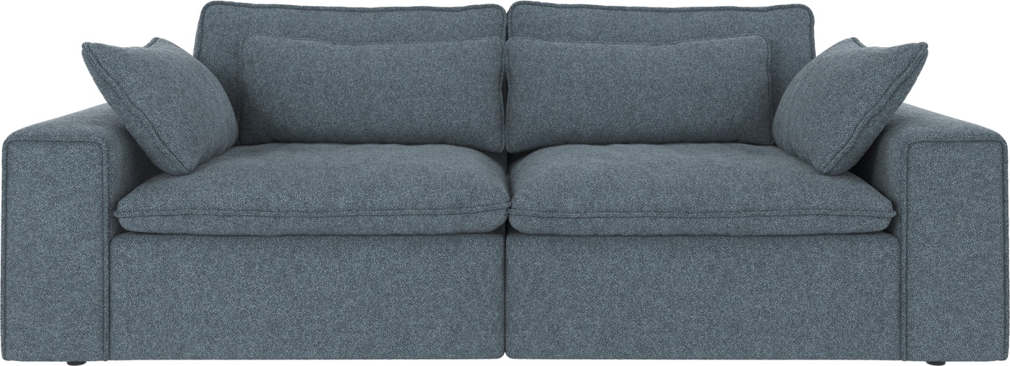 Personers Sofa Rowico Rawlins Blå Bobby Polyesterstof H85xb226xd116