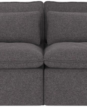 Personers Sofa Rowico Rawlins Maxi Mørkegrå Brenda Polyester 259x116