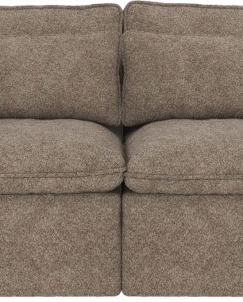 Personers Sofa Rowico Rawlins Mørkbeige Melange Polyester 226116