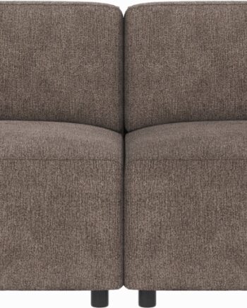 Personers Sofa Rowico Willard Greg Mørk Beige 236x98x70 Modulopbygget Med Koldskum   Zigzag Fjedre Fsc Mix