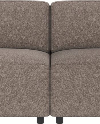 Personers Sofa Rowico Willard Mørk Beige Bobby Stof Skandinavisk Minimalistisk Design