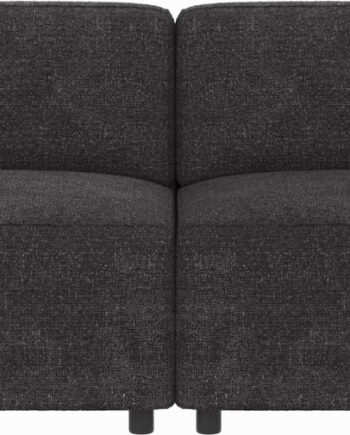Personers Sofa Rowico Willard Robin Mørkegrå Stof 100 Polyester Modulopbygget