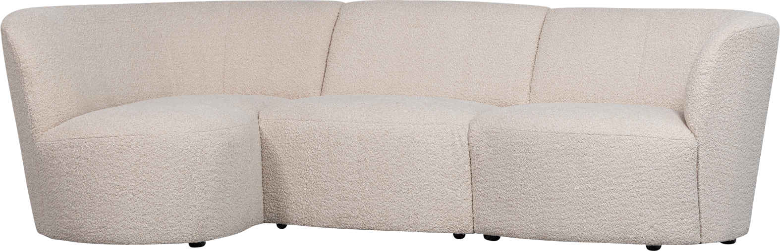 Personers Sofa Venstrevendt Woood Coco Byg Selv Creme Boucl