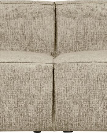 Personers Sofa Woood Bean Creme Polyester Velvet 246 Bred