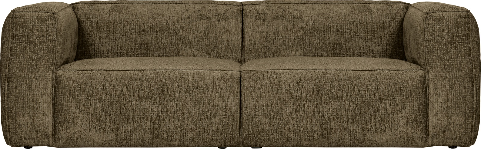 Personers Sofa Woood Bean Grøn Strukturfløjl L246 Modulopbygget Robust Design
