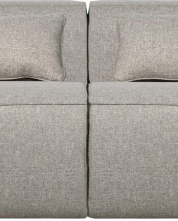 Personers Sofa Woood Exclusive Bean Lysegrå Stof Med Puder H73b246d96