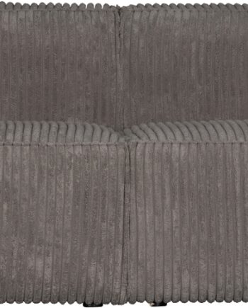 Personers Sofa Woood Exclusive Bean Mørkegrå Ribbet Fløjl H73b246d96