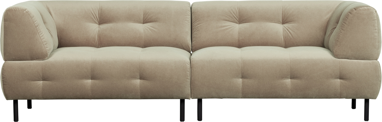 Personers Sofa Woood Exclusive Lloyd Loma Fløjl Beige 245
