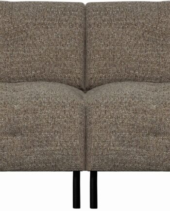 Personers Sofa Woood Lloyd Mørkebrun Polstret Stofsofa Med Tidløst Elegant Design H75xb245xd90