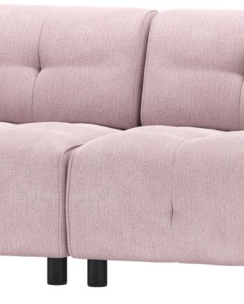 Personers Sofa Woood Louis Modulær Komfort Fladvævet Polyester Lyserød