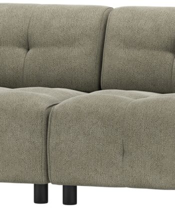 Personers Sofa Woood Louis Modulopbygget Polyester Chenille Grøn 244x90x73