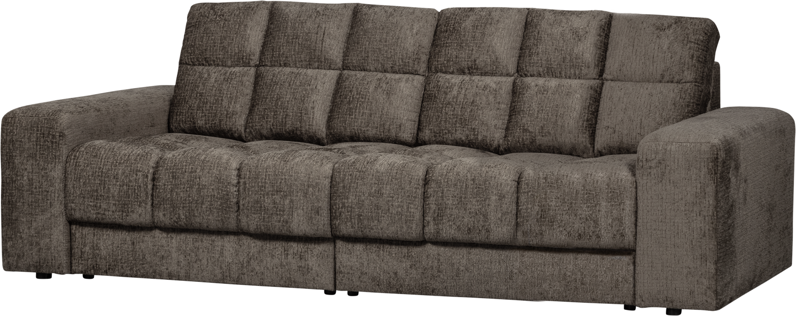Personers Sofa Woood Second Date Gråt Velour 226x99