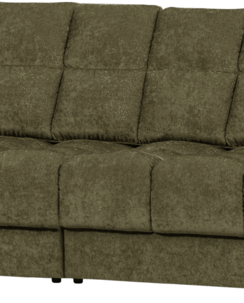 Personers Sofa Woood Second Date Grøn Polyesterstof 226x99x78 Komfortabel Loungesofa