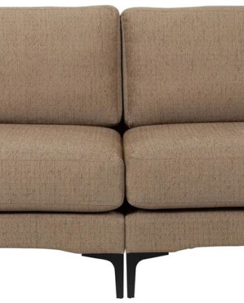 Personers Sofa Zuiver Balcony Brungrå Stof Slidstærk Polyakryl Polyester Med Skum B256d99h85