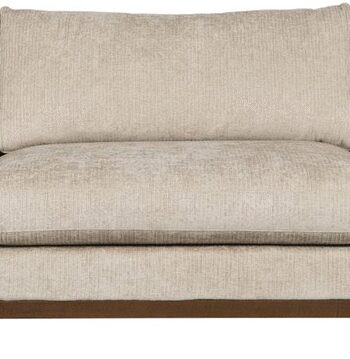Personers Sofa Zuiver Blossom Lysgrå Japandi Design Med Valnød Egetræ H80b335d101