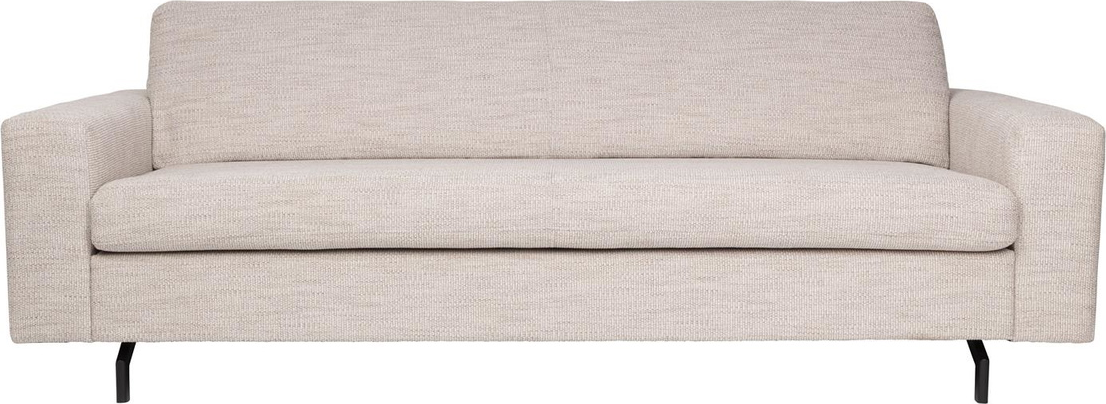 Personers Sofa Zuiver Jean Lysgrå Stof B204 D90 H80