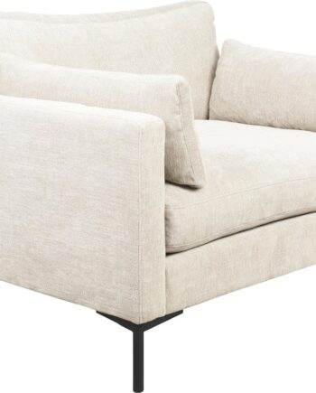 Personers Sofa Zuiver Summer Perlemor Stof Skum Robust Stålstel H82xb125xl101cm