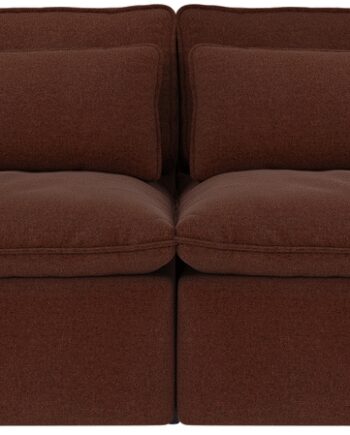 Personers Tresæders Maxi Sofa Rowico Rawlins Rita Rød Polyester