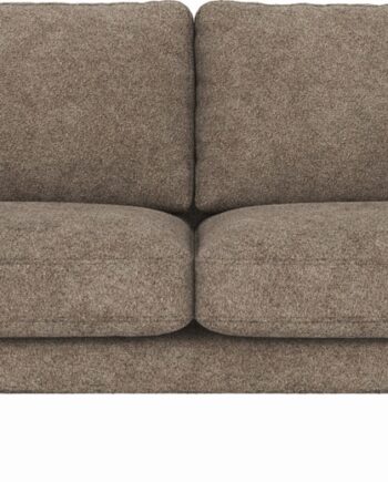 Personers Tresæders Sofa Rowico Corwin Mørk Beige Med Sorte Metalben 23898