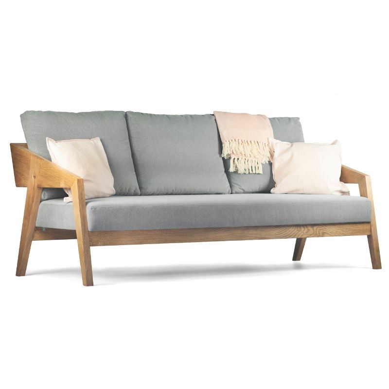 Piko Sofa Massiv Egetræ 200x82x92