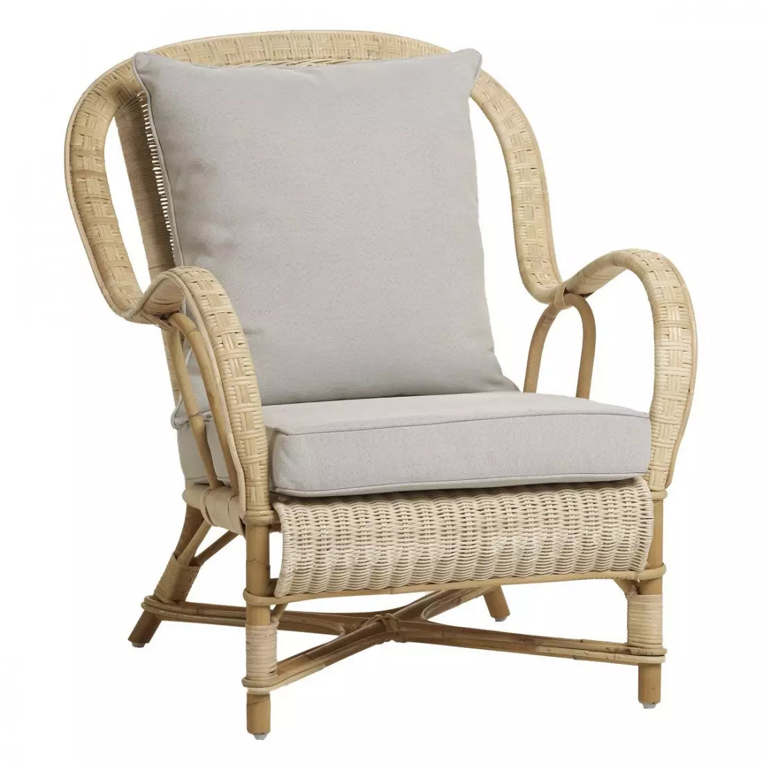 Rattan Lænestol Med Armlæn Nantucket Kok Maison Stol Kok Maison Studiobuus