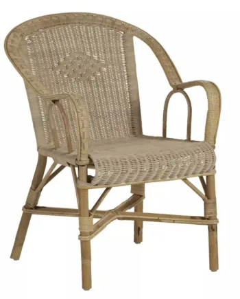 Rattan Spisestol Med Armlæn Marcel  Kok Maison Spisebordsstol Kok Maison Studiobuus