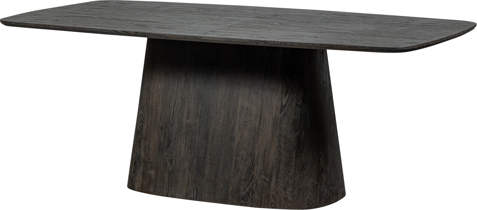 Rektangulært Spisebord Woood Collection Leah Mørkebrunt Mdf 200x105