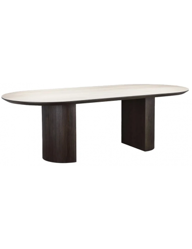 Ritz Spisebord Mdf Travertin 240 110 Mørkebrun Travertin