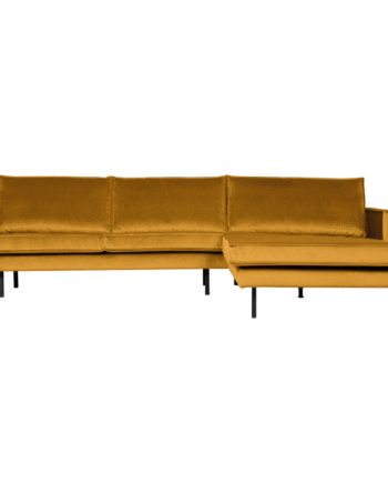 Rodeo Chaiselong Højrevendt Velour Ochre
