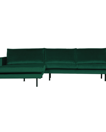 Rodeo Chaiselong Venstrevendt Velour Forest Green
