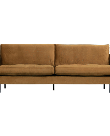 Rodeo Classic Pers Sofa Velour Honey Yellow