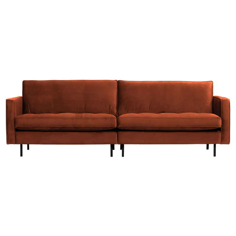Rodeo Classic Pers Sofa Velour Rust