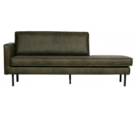 Rodeo Daybed Sofa Læder B203 Vintage Armygrøn