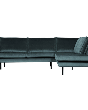 Rodeo Hjørnesofa Højrevendt Velour Teal