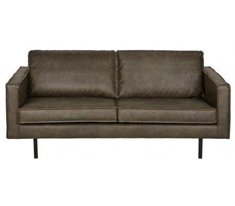 Rodeo Personers Sofa Læder B190 Vintage Armygrøn